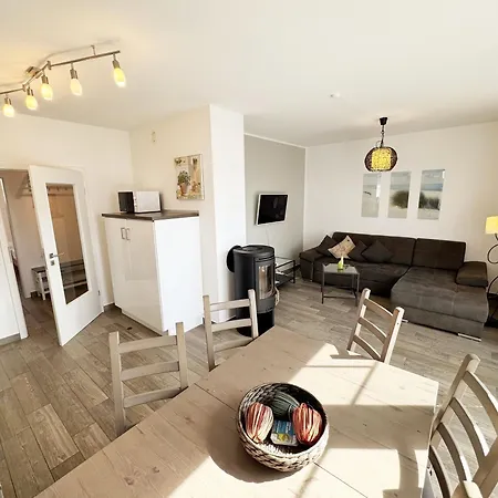 Haus Moewe Whg 03 Mit Terrasse & Kamin Lägenhet *